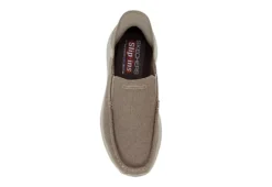 Skechers Mens Slip-ins Parson Slip On Sneaker - Brown -ADAS Shoes Shop US 01 502297 05