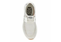 Heydude Mens Sirocco Slip On Sneaker - White -ADAS Shoes Shop US 01 502315 05