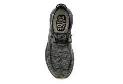 Heydude Mens Sirocco Slip On Sneaker - Black -ADAS Shoes Shop US 01 502317 05