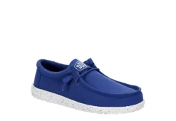 Heydude Mens Wally Slip On Sneaker - Blue