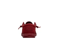 Heydude Mens Wally Slip On Sneaker - Red 10 Heydude Mens Wally Slip On Sneaker - Red -ADAS Shoes Shop US 01 502323 03