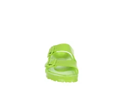 Birkenstock Mens Arizona Essentials Slide Sandal - Lime -ADAS Shoes Shop US 01 502355 02
