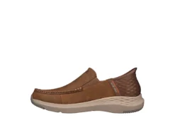Skechers Mens Slip-ins Parson Slip On Sneaker - Brown -ADAS Shoes Shop US 01 502402 02