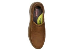 Skechers Mens Slip-ins Parson Slip On Sneaker - Brown -ADAS Shoes Shop US 01 502402 03