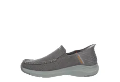 Skechers Mens Slip-ins Parson Slip On Sneaker - Grey -ADAS Shoes Shop US 01 502403 03