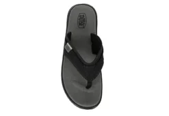 Heydude Mens Sami Flip Flop Sandal - Black -ADAS Shoes Shop US 01 502405 05