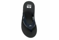 Reef Mens Fanning Flip Flop Sandal - Navy -ADAS Shoes Shop US 01 502408 05