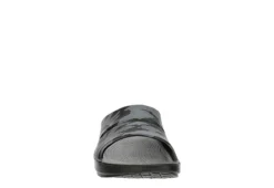Oofos Mens Ooahh Sport Slide Sandals - Black -ADAS Shoes Shop US 01 502411 02