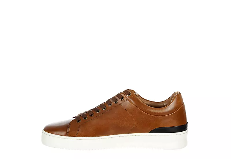 Franco Fortini Mens Devon Lace Up Sneaker - Cognac 4 Franco Fortini Mens Devon Lace Up Sneaker - Cognac - Image 4