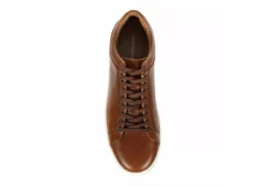Franco Fortini Mens Devon Lace Up Sneaker - Cognac 12 Franco Fortini Mens Devon Lace Up Sneaker - Cognac -ADAS Shoes Shop US 01 502413 05