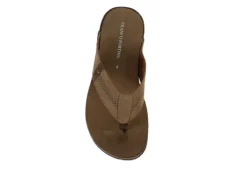 Franco Fortini Mens Newport Flip Flop Sandal - Tan -ADAS Shoes Shop US 01 502429 05