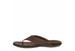 Franco Fortini Mens Newport Flip Flop Sandal - Dark Brown 10 Franco Fortini Mens Newport Flip Flop Sandal - Dark Brown -ADAS Shoes Shop US 01 502430 03