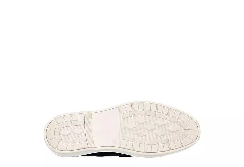 Franco Fortini Mens Cameron Slip On Penny Loafer Oxford - Navy 7 Franco Fortini Mens Cameron Slip On Penny Loafer Oxford - Navy - Image 7