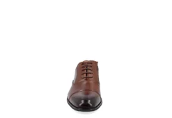 Vance Co Mens Bradley Cap Toe Oxford - Tan -ADAS Shoes Shop US 01 502472 02