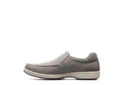 Florsheim Mens Lakeside Canvas Moc Toe Slip On Oxford - Grey -ADAS Shoes Shop US 01 502785 03