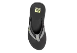 Reef Mens Anchor Flip Flop Sandal - Grey -ADAS Shoes Shop US 01 502840 02