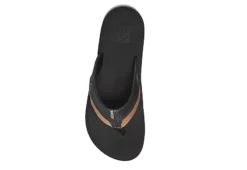 Reef Mens Cushion Dawn Flip Flop Sandal - Black -ADAS Shoes Shop US 01 502844 02