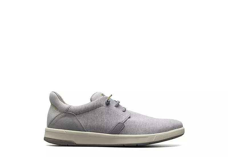 Florsheim Mens Crossover Canvas Plain Toe Slip On Sneaker - Grey 2 Florsheim Mens Crossover Canvas Plain Toe Slip On Sneaker - Grey - Image 2