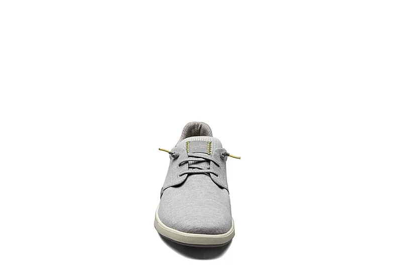 Florsheim Mens Crossover Canvas Plain Toe Slip On Sneaker - Grey 3 Florsheim Mens Crossover Canvas Plain Toe Slip On Sneaker - Grey - Image 3