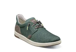 Florsheim Mens Crossover Canvas Plain Toe Slip On Sneaker - Green