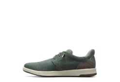 Florsheim Mens Crossover Canvas Plain Toe Slip On Sneaker - Green -ADAS Shoes Shop US 01 502872 03