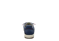 Florsheim Mens Crossover Canvas Plain Toe Slip On Sneaker - Navy -ADAS Shoes Shop US 01 502873 04