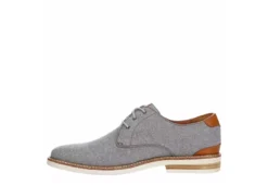Florsheim Mens Highland Canvas Plain Toe Oxford - Grey -ADAS Shoes Shop US 01 521078 03