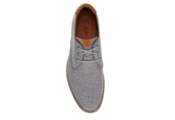 Florsheim Mens Highland Canvas Plain Toe Oxford - Grey -ADAS Shoes Shop US 01 521078 05