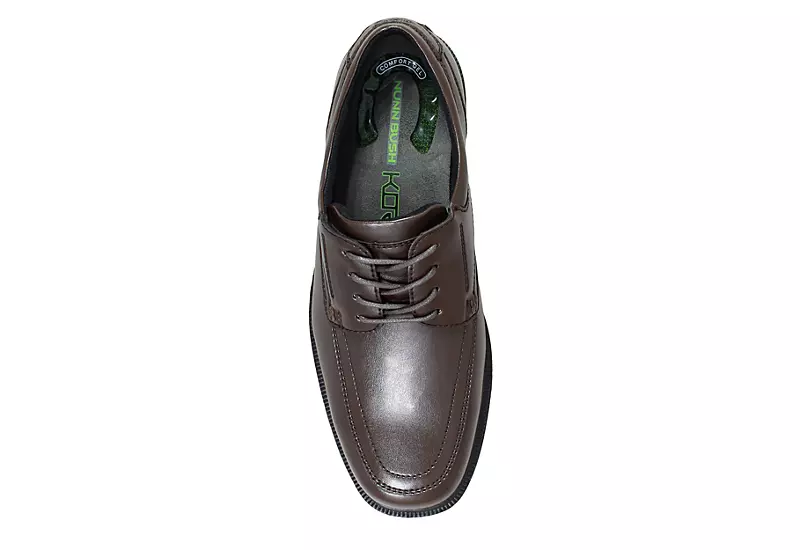 Nunn Bush Mens Bourbon Street Moc Toe Oxford - Brown 6 Nunn Bush Mens Bourbon Street Moc Toe Oxford - Brown - Image 6