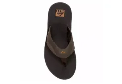Reef Mens Fanning Flip Flop Sandal - Brown -ADAS Shoes Shop US 01 544010 05