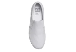 Dc Shoes Mens Trase Slip On Sneaker - White -ADAS Shoes Shop US 01 600695 03