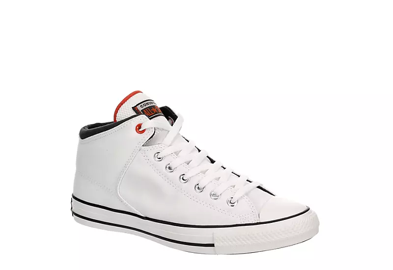 Converse Mens Chuck Taylor All Star High Street Sneaker - White 1 Converse Mens Chuck Taylor All Star High Street Sneaker - White