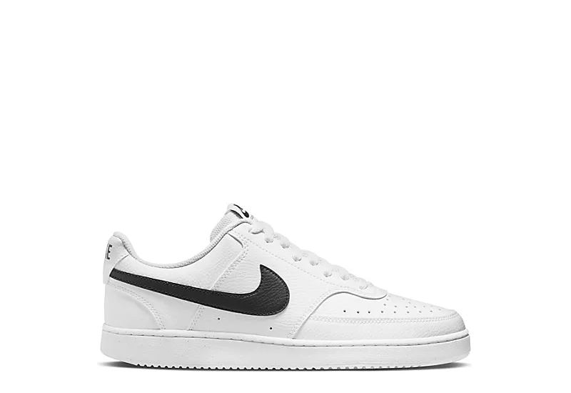 Nike Mens Court Vision Low Sneaker - White 2 Nike Mens Court Vision Low Sneaker - White - Image 2