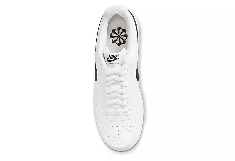 Nike Mens Court Vision Low Sneaker - White 5 Nike Mens Court Vision Low Sneaker - White - Image 5