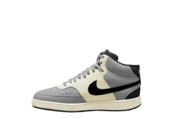 Nike Mens Court Vision Mid Sneaker - Grey -ADAS Shoes Shop US 01 601011 02