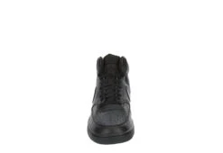 Nike Mens Court Vision Mid Sneaker - Black -ADAS Shoes Shop US 01 601012 02