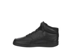 Nike Mens Court Vision Mid Sneaker - Black -ADAS Shoes Shop US 01 601012 03
