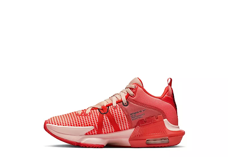 Nike Mens Lebron Witness 7 Basketball Shoe - Red 3 Nike Mens Lebron Witness 7 Basketball Shoe - Red - Image 3