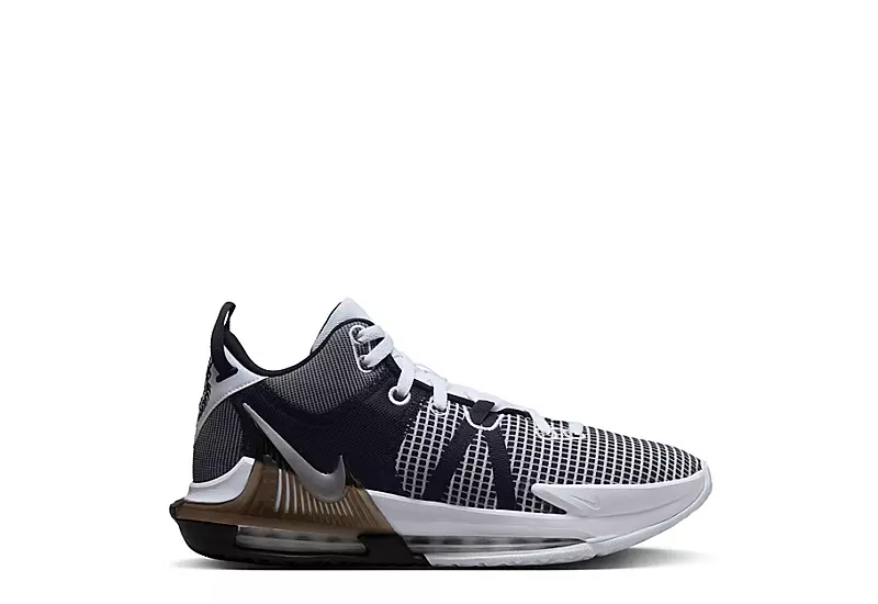 Nike Mens Lebron Witness 7 Basketball Shoe - White 2 Nike Mens Lebron Witness 7 Basketball Shoe - White - Image 2