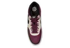 Nike Mens Court Vision Mid Sneaker - Dark Red -ADAS Shoes Shop US 01 601109 04