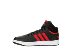 Adidas Mens Hoops 3.0 Mid Sneaker - Black -ADAS Shoes Shop US 01 601163 03
