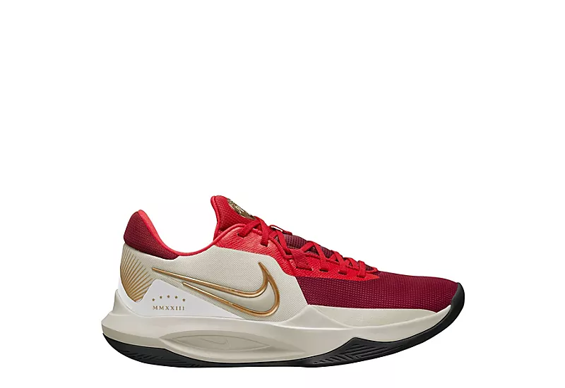 Nike Mens Precision 6 Basketball Shoe - Off White 1 Nike Mens Precision 6 Basketball Shoe - Off White