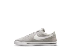 Nike Mens Court Legacy Suede Low Sneaker - Grey -ADAS Shoes Shop US 01 601229 02