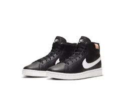 Nike Mens Court Royale 2 Mid Sneaker - Black