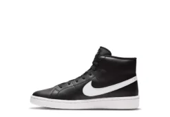 Nike Mens Court Royale 2 Mid Sneaker - Black 9 Nike Mens Court Royale 2 Mid Sneaker - Black -ADAS Shoes Shop US 01 631166 02